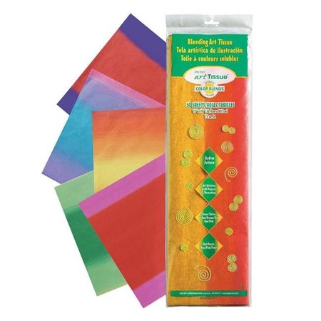 PACON CORPORATION Pacon PAC58560BN 12 x 18 in. Madras Tissue Paper; Assorted Color - 50 Sheets per Pack - Pack of 2 PAC58560BN